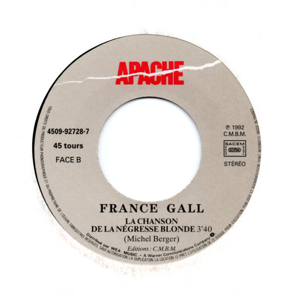 France Gall : Mademoiselle Chang (7", Single, Jukebox)