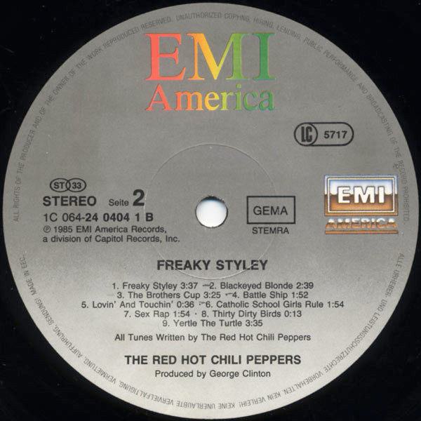 The Red Hot Chili Peppers* : Freaky Styley (LP, Album)