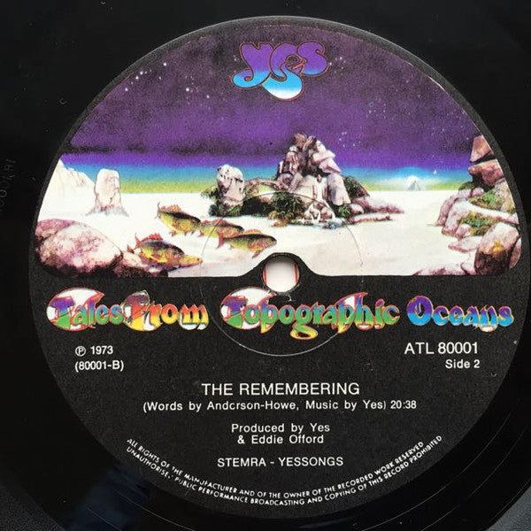 Yes : Tales From Topographic Oceans (2xLP, Album, Gat)