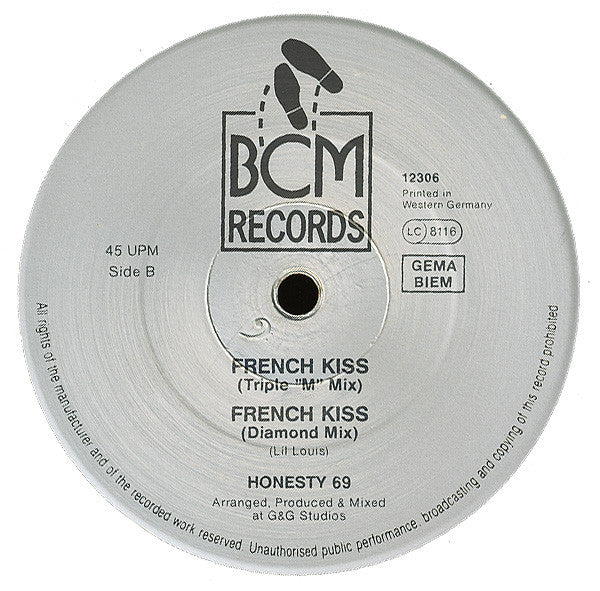 Honesty 69 : French Kiss (12")