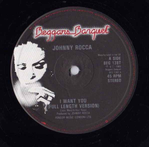Johnny Rocca* : I Want You (12")