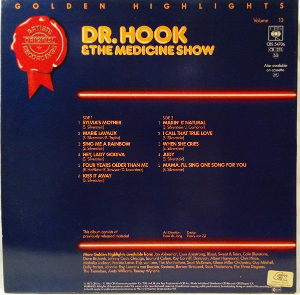 Dr. Hook & The Medicine Show : Golden Highlights (LP, Comp)