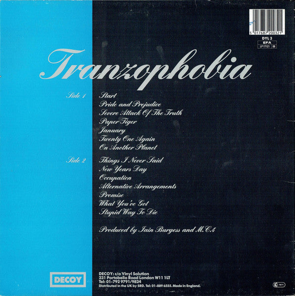 Mega City Four : Tranzophobia (LP, Album)