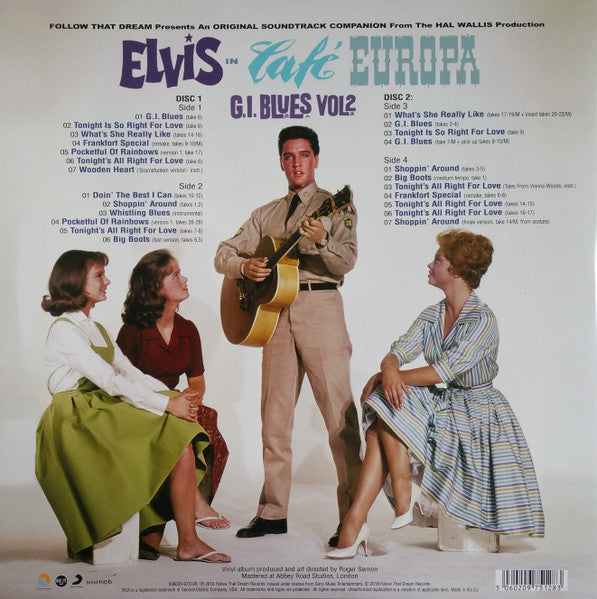Elvis Presley : Elvis in Café Europa G.I. Blues Vol. 2 (2xLP, Ltd, S/Edition, 180)