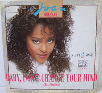 Joan Orleans : Baby, Don't Change Your Mind (12", Pin)