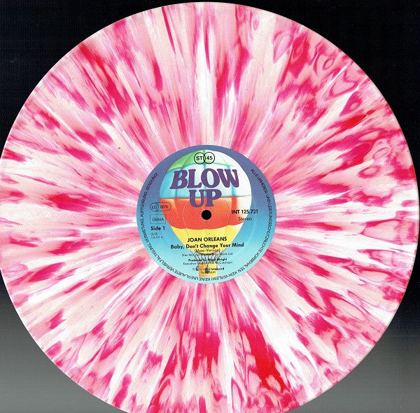 Joan Orleans : Baby, Don't Change Your Mind (12", Pin)