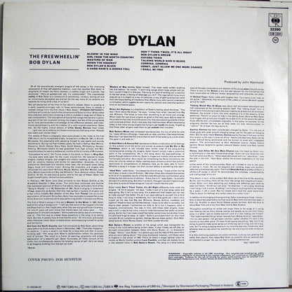 Bob Dylan : The Freewheelin' Bob Dylan (LP, Album, RE)