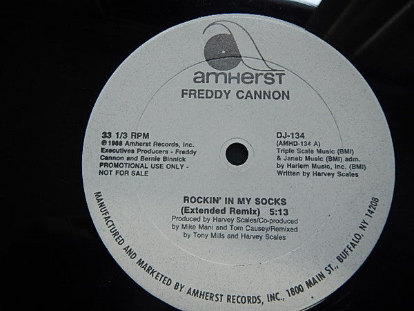 Freddy Cannon : Rockin' In My Socks (12", Promo)