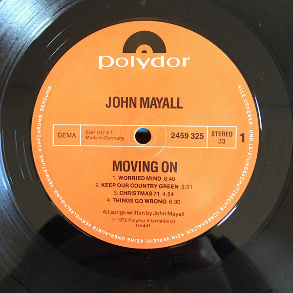 John Mayall : Moving On (LP, Album, RE)