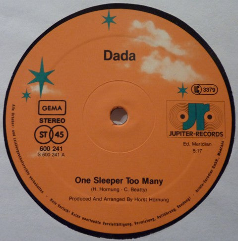 Dada (3) : One Sleeper Too Many (12", Maxi)