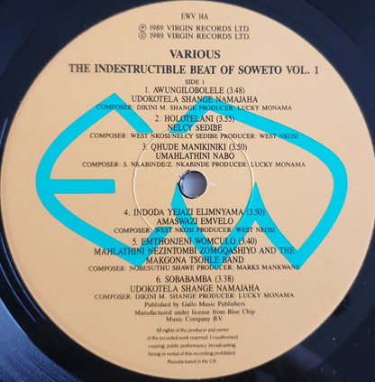 Various : The Indestructible Beat Of Soweto, Volume 1 (LP, Comp, RE)