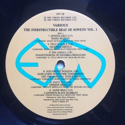 Various : The Indestructible Beat Of Soweto, Volume 1 (LP, Comp, RE)