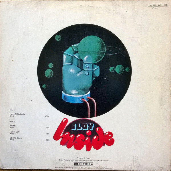 Eloy : Inside (LP, Album, RE, RP, Gat)