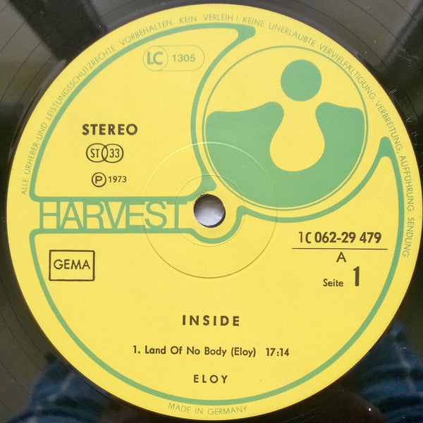 Eloy : Inside (LP, Album, RE, RP, Gat)