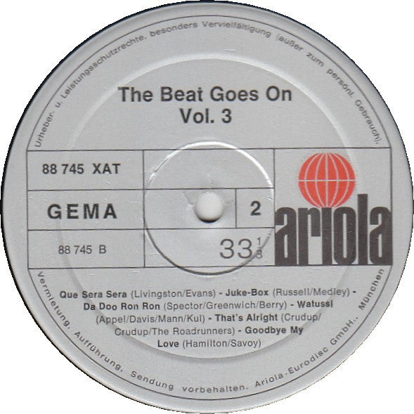 Various : The Beat Goes On Vol. 3 (LP, Comp)