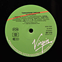 Tangerine Dream : Heartbreakers (Music From The Original Motion Picture Soundtrack) (LP, Album)