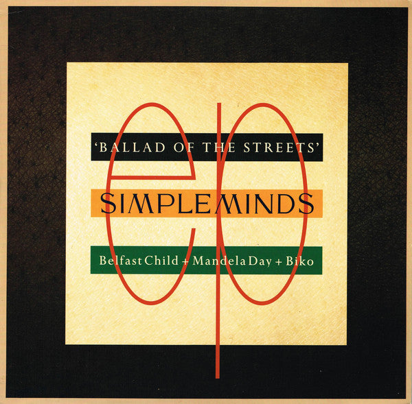 Simple Minds : Ballad Of The Streets (12", EP)