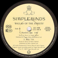 Simple Minds : Ballad Of The Streets (12", EP)