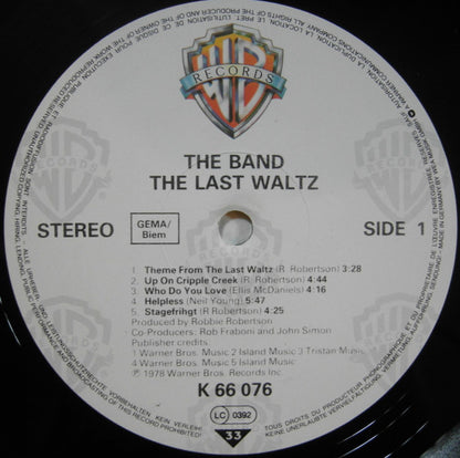 The Band : The Last Waltz (3xLP, Album, RE)
