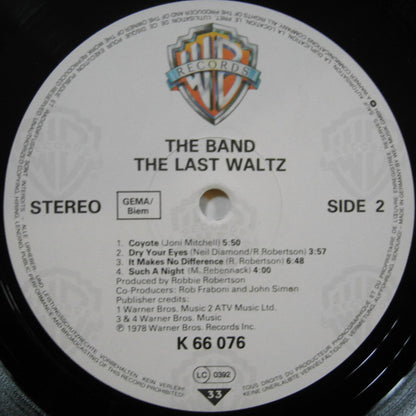 The Band : The Last Waltz (3xLP, Album, RE)