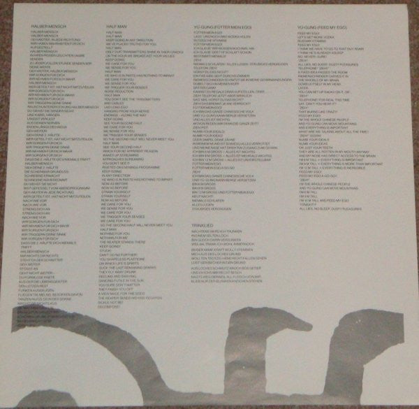 Einstürzende Neubauten : ½ Mensch (LP, Album)