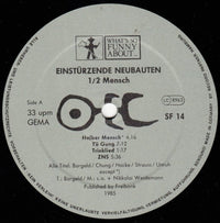 Einstürzende Neubauten : ½ Mensch (LP, Album)