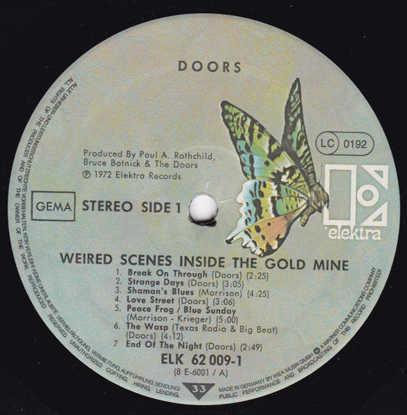 The Doors : Weird Scenes Inside The Gold Mine (2xLP, Comp, RE, Gat)