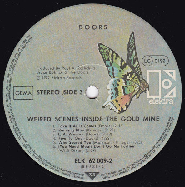The Doors : Weird Scenes Inside The Gold Mine (2xLP, Comp, RE, Gat)