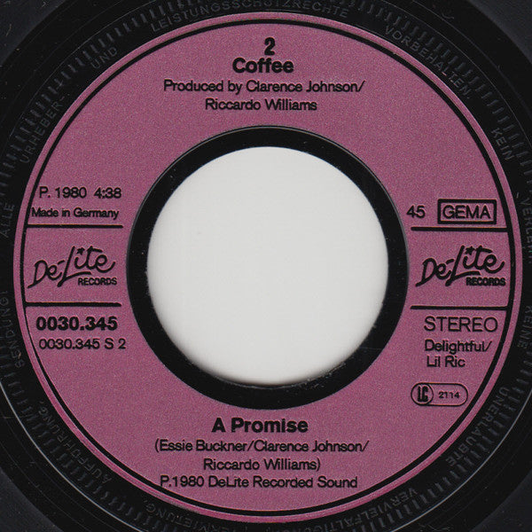 Coffee : Casanova (7")