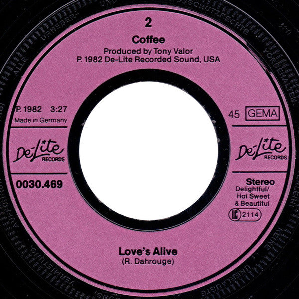 Coffee : My Turn To Burn (7")
