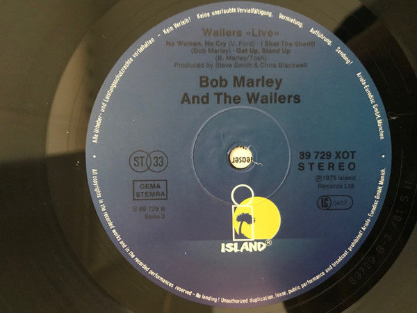 Bob Marley & The Wailers : Live! (LP, Album, RE)