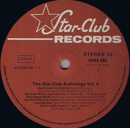Various : The Star Club Anthology Vol. 4 (LP, Comp)