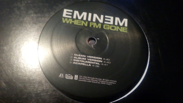 Eminem : When I'm Gone (12")