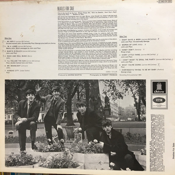 The Beatles : Beatles For Sale (LP, Album)