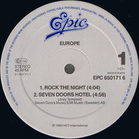 Europe (2) : Rock The Night (12", Maxi)