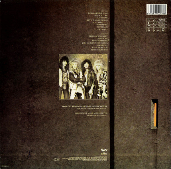 Bonfire : Point Blank (LP, Album)