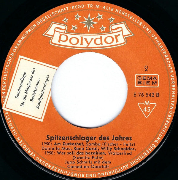 Various : Die Schönsten Schlager Der Letzten 50 Jahre - Serie III, Platte 2 (7", Comp, Mono, Club)