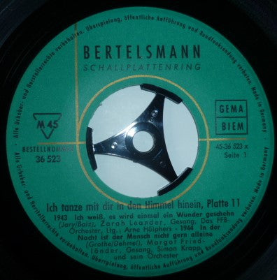 Various : Die Schönsten Schlager Der Letzten 50 Jahre - Serie 2, Platte 11 (7", Comp)