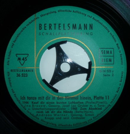 Various : Die Schönsten Schlager Der Letzten 50 Jahre - Serie 2, Platte 11 (7", Comp)