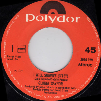Gloria Gaynor : I Will Survive (7", Single)