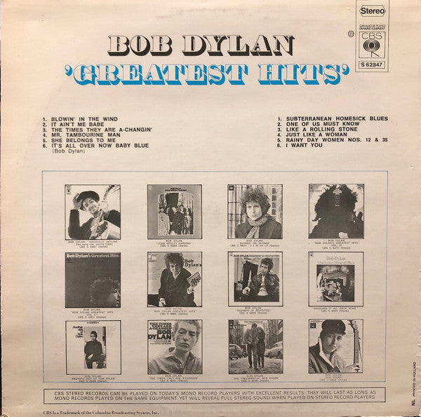 Bob Dylan : Greatest Hits (LP, Comp)