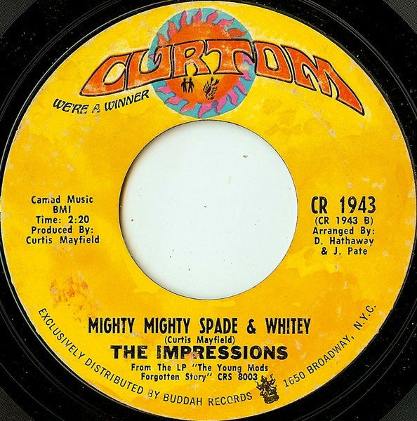 The Impressions : Choice Of Colors (7", Single, Styrene, ARP)