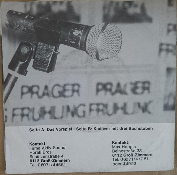 Prager Frühling : Das Vorspiel (7", Single)