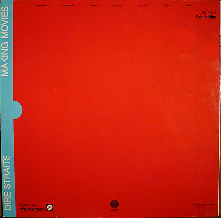 Dire Straits : Making Movies (LP, Album, Club, RE, Red)