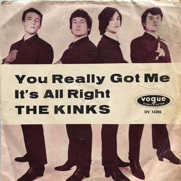 The Kinks : You Really Got Me / It's All Right (7", Single)