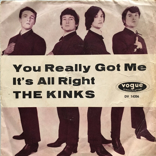 The Kinks : You Really Got Me / It's All Right (7", Single)