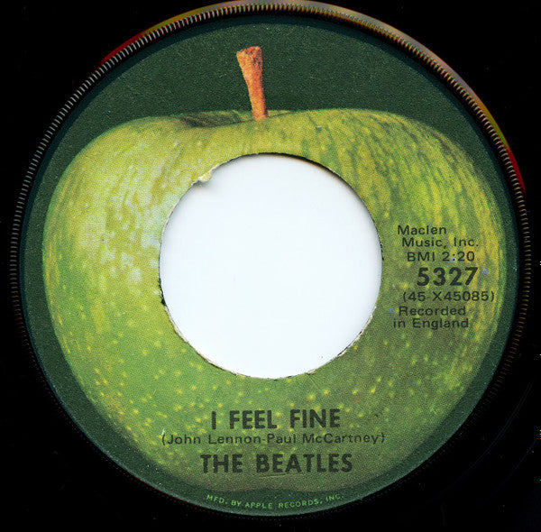 The Beatles : I Feel Fine (7", Single, RE, Win)