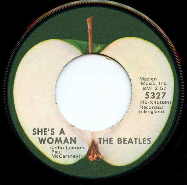 The Beatles : I Feel Fine (7", Single, RE, Win)