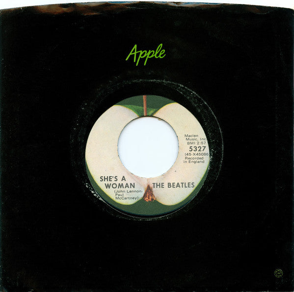 The Beatles : I Feel Fine (7", Single, RE, Win)