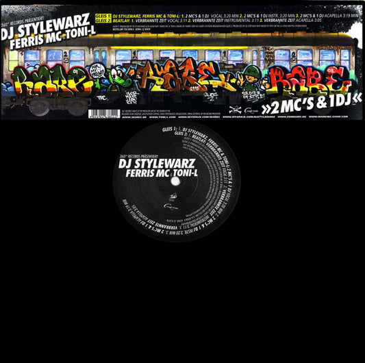 DJ Stylewarz, Ferris MC & Toni L. / Beatlay : 2 MC's & 1 DJ / Verbrannte Zeit (12", Maxi, Ltd)